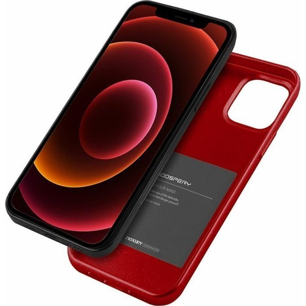 Mercury Jelly Apple iPhone 14 szilikon tok, piros