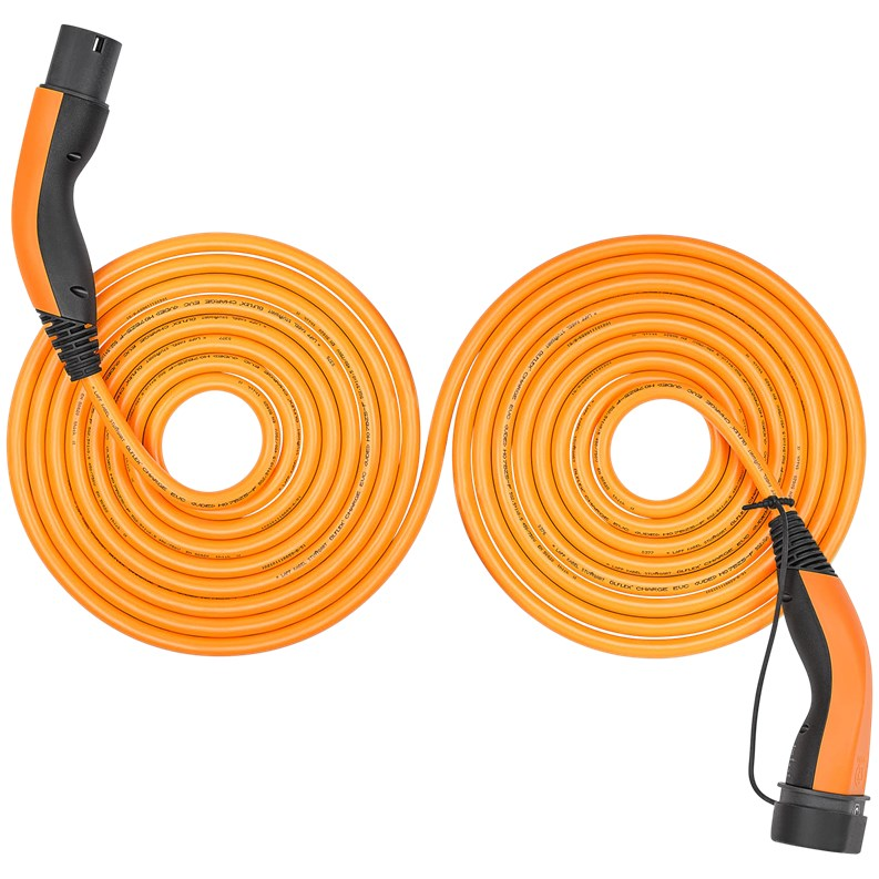Lapp Mobility 75746 Type-2 Önvisszahúzó Elektromos autó töltőkábel 7m (22 kW - 32A) - Narancssárga (75746)