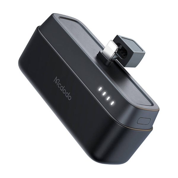 Power Bank Mcdodo MC-6281 20W, 5000mAh s konektorom Lightning (čierna)
