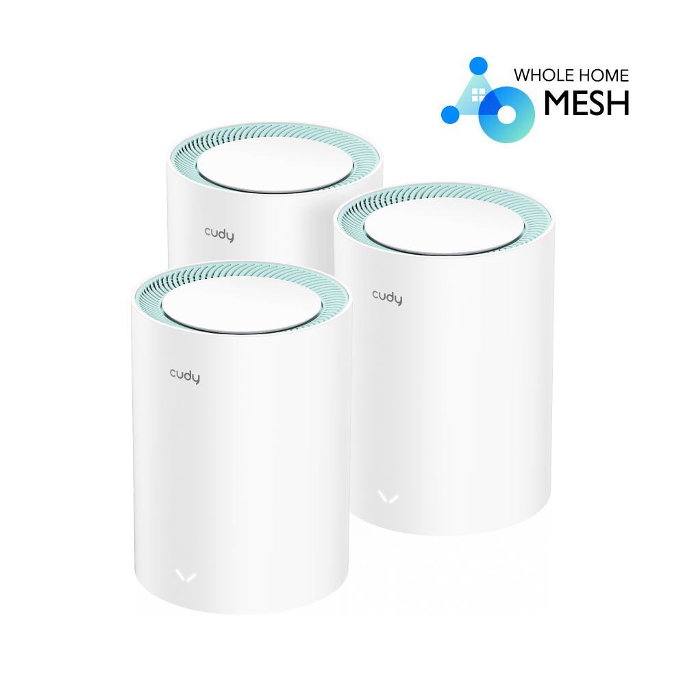 Mesh Wi-Fi система Cudy M1300 — M1300 3-pack, 3 броя