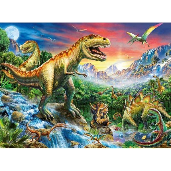 Пъзел Ravensburger Ерата на динозаврите, 100 части
