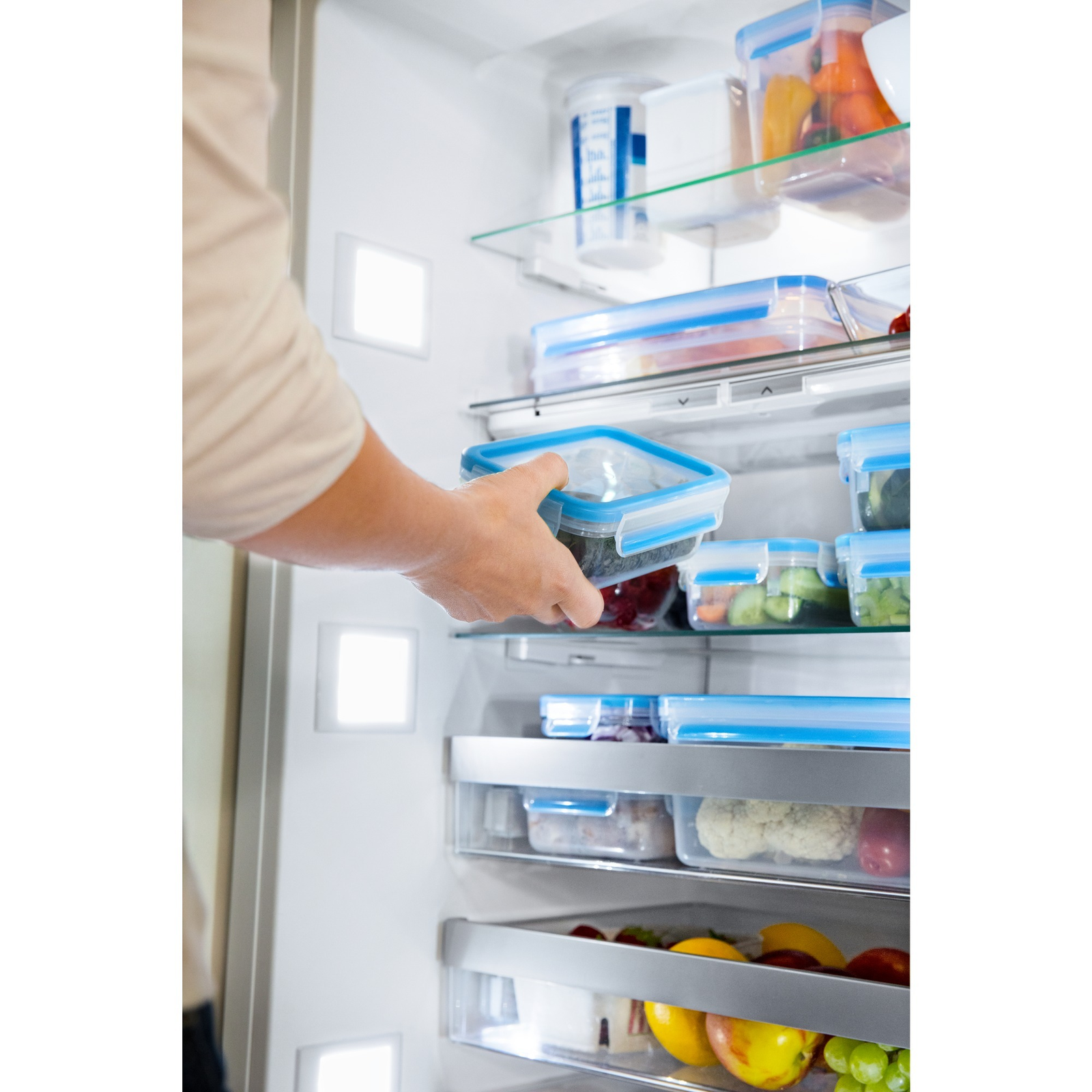 Emsa E508549 CLIP & CLOSE 10.6L Műanyag ételtároló (E508549)