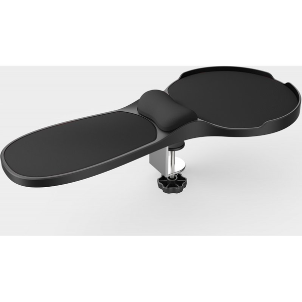 Reposabrazos Ergonomico Q-connect Con Alfombrilla De Raton Y Apoyo De Muñeca Color Negro 220x140x480 Mm