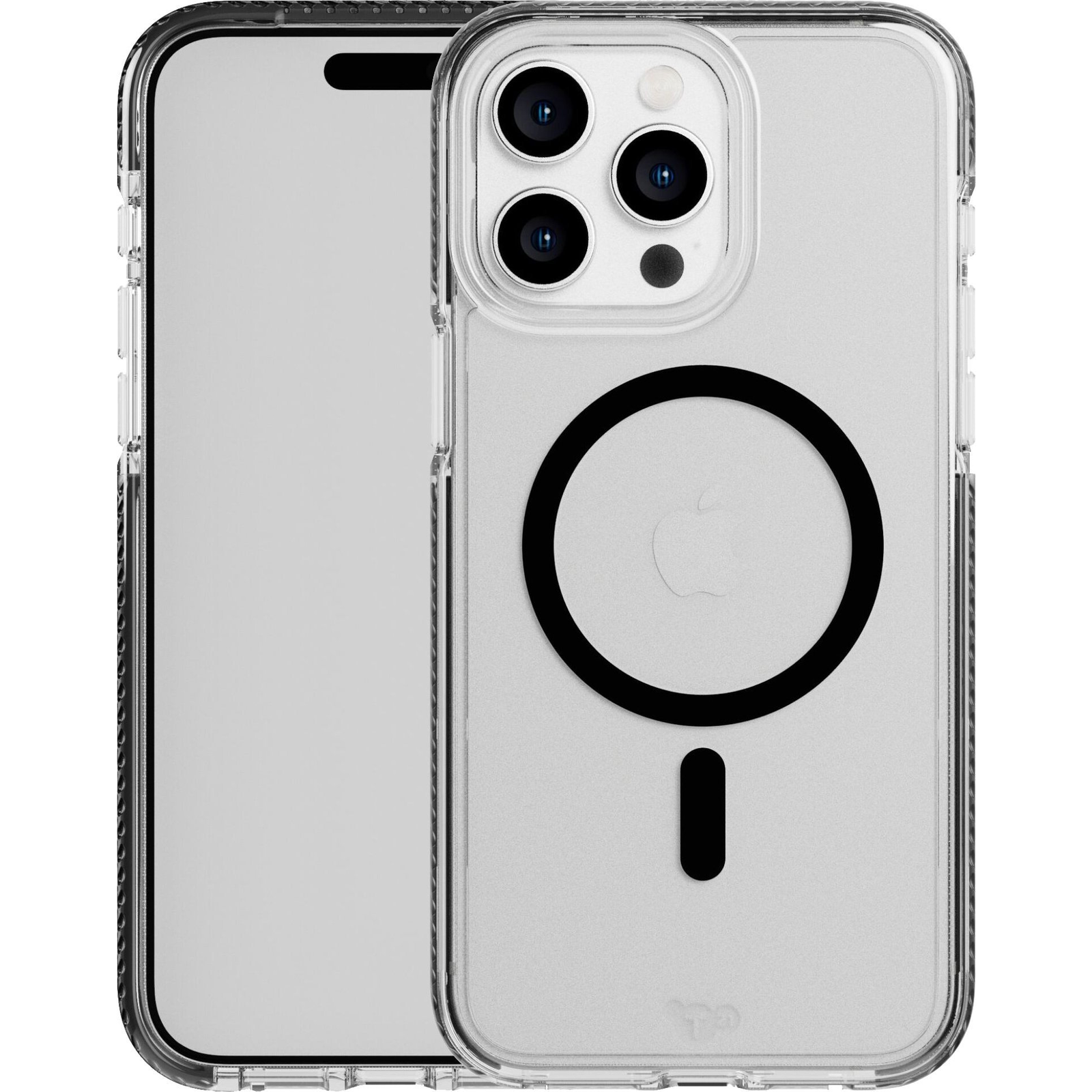 Tech21 EvoCrystal iPhone 15 Pro Max MagSafe Telefon tok - Szürke/Fekete (T21-10742)