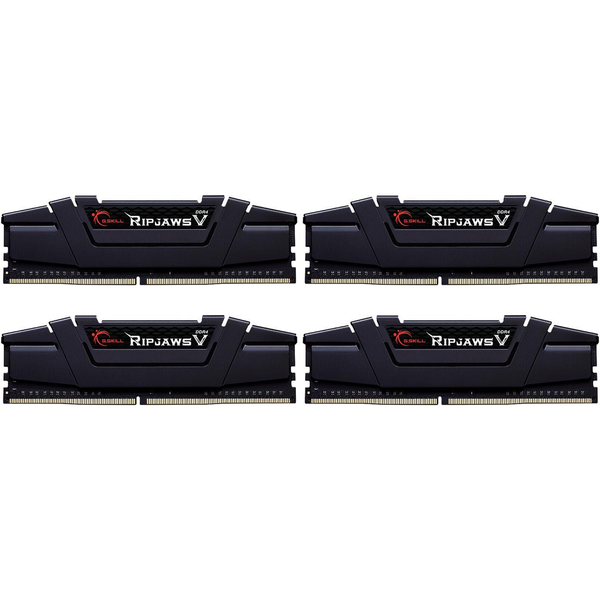 Памет RAM G.Skill Ripjaws V, F4-3600C14Q-32GVKA, DDR4, 32GB 4X8GB, 3600 MHz, CL14