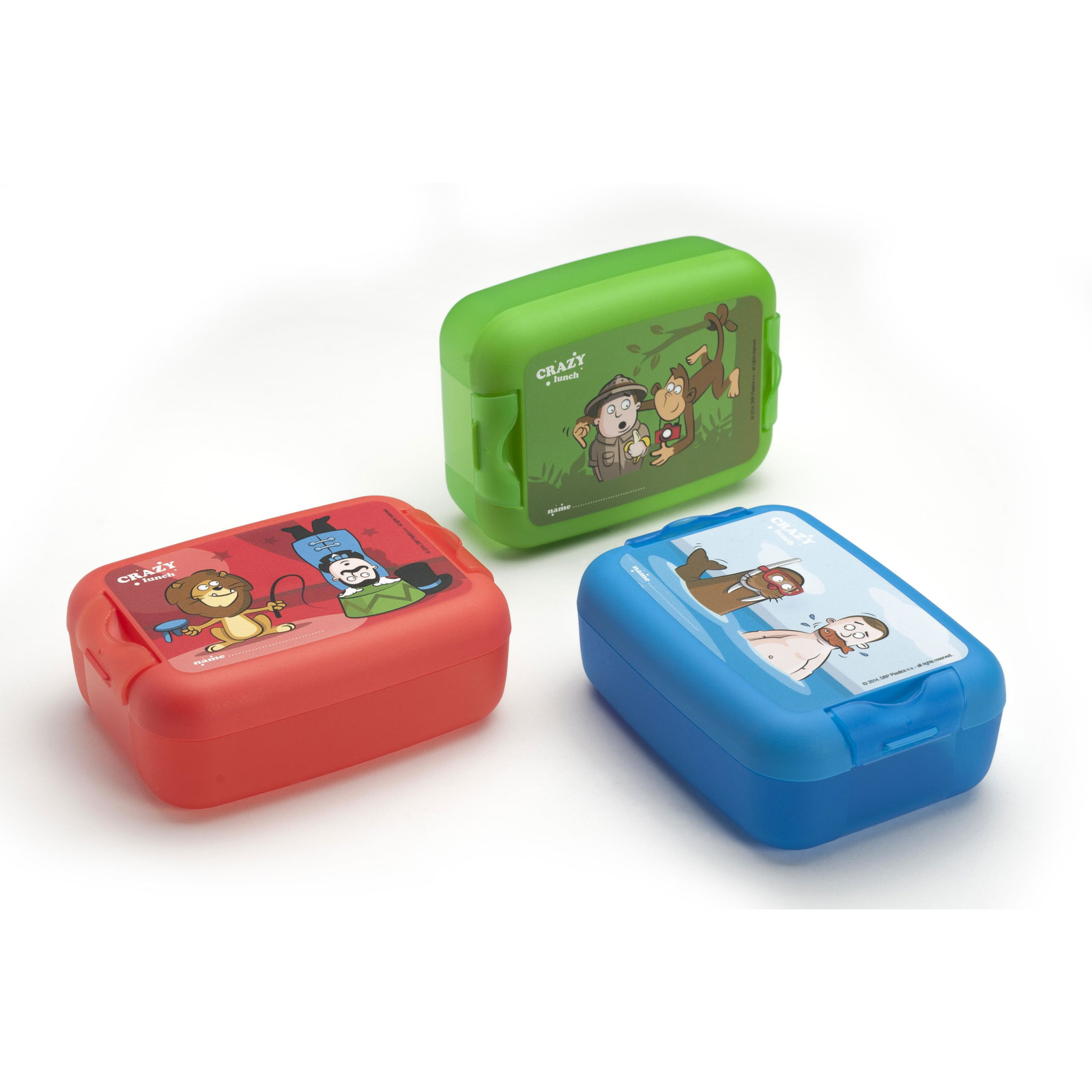 DBP Crazy közepes doboz, piros (V-000611cervena)