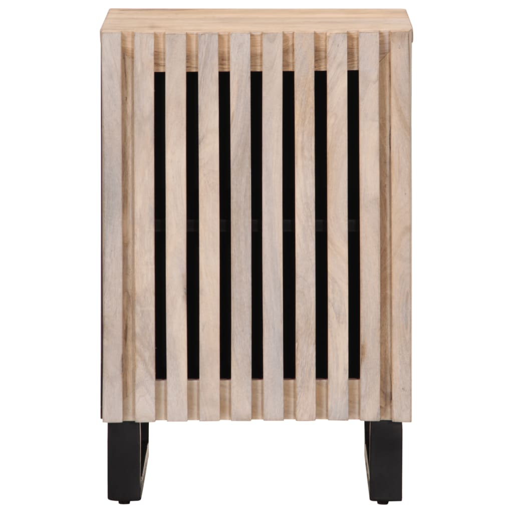 tömör mangófa fürdőszobaszekrény 38 x 34 x 58 cm (377542)