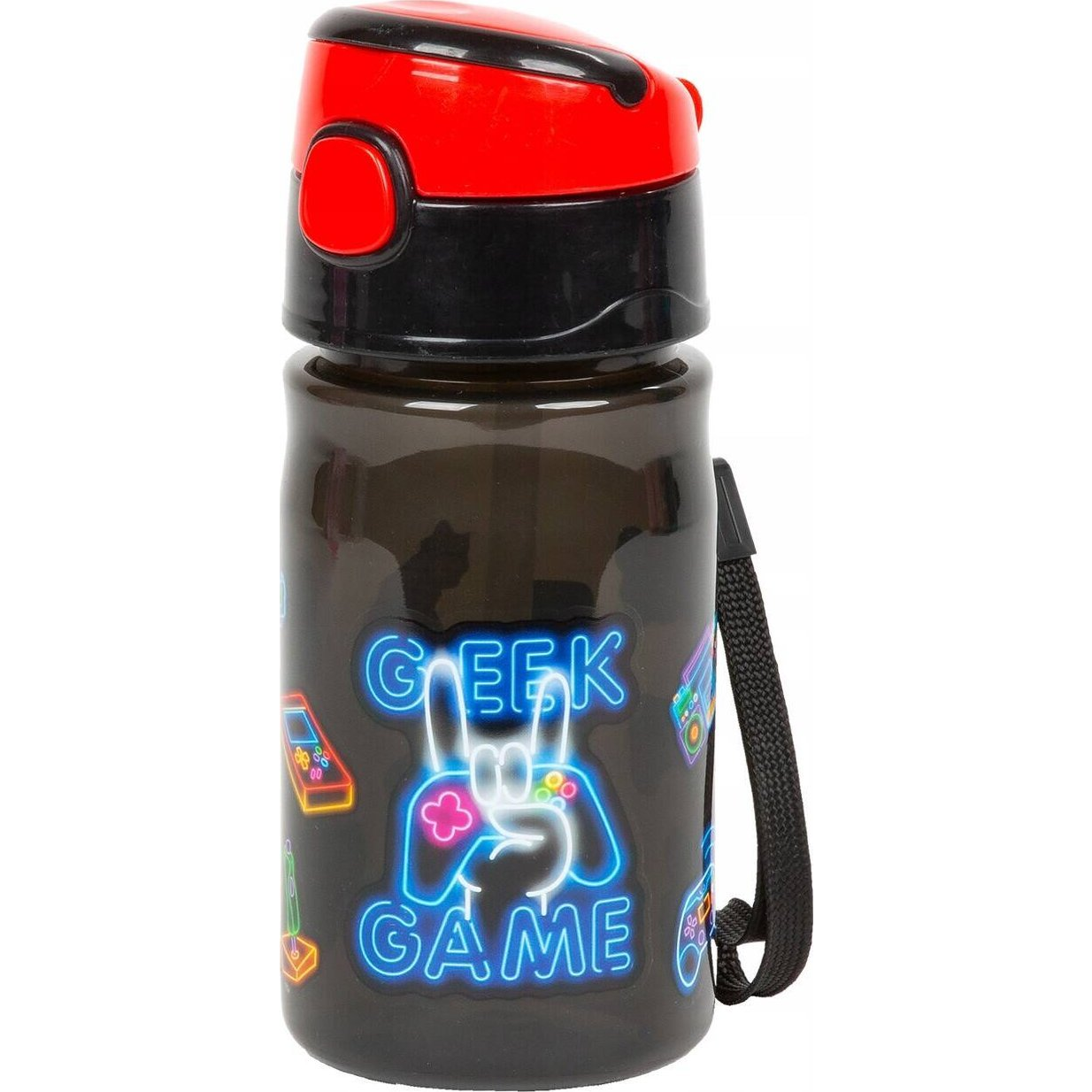Videójátékos Műanyag Kulacs - 330 ml, Geek Game, BC08 (DERF.BC08)