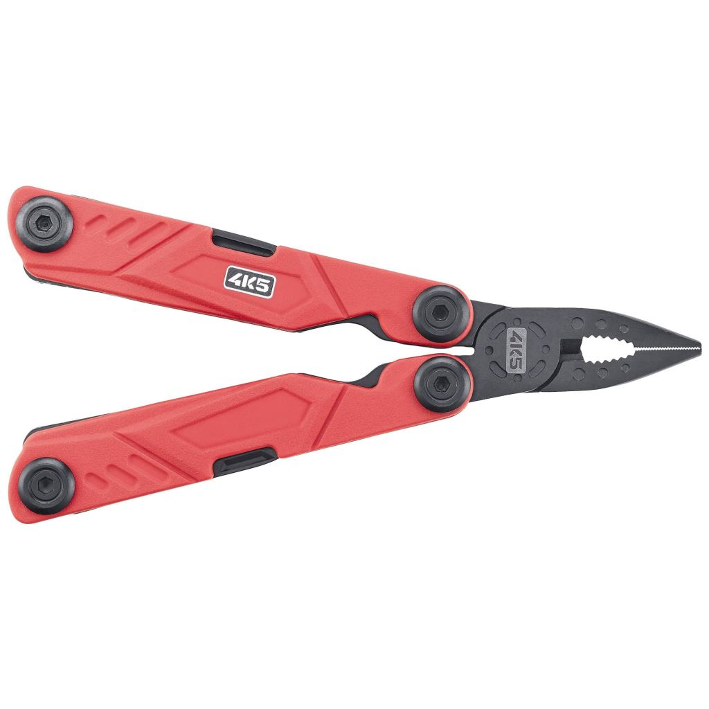 4K5 Tools MT 400 MultiTool Large többfunkciós szerszám tokkal, piros-fekete (600.400A) (600.400A)