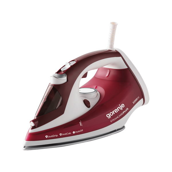 Ютия GORENJE SICH2200RBC, Керамична гладеща плоча, 2200W, 25гр/мин, 270мл, Червена