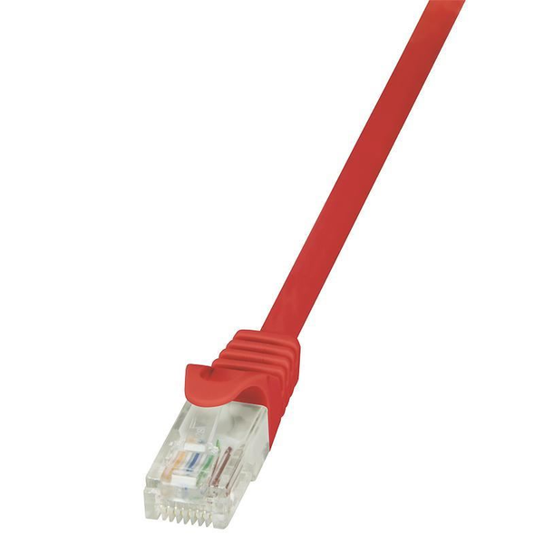 LogiLink EconLine - patch cable - 50 cm - red