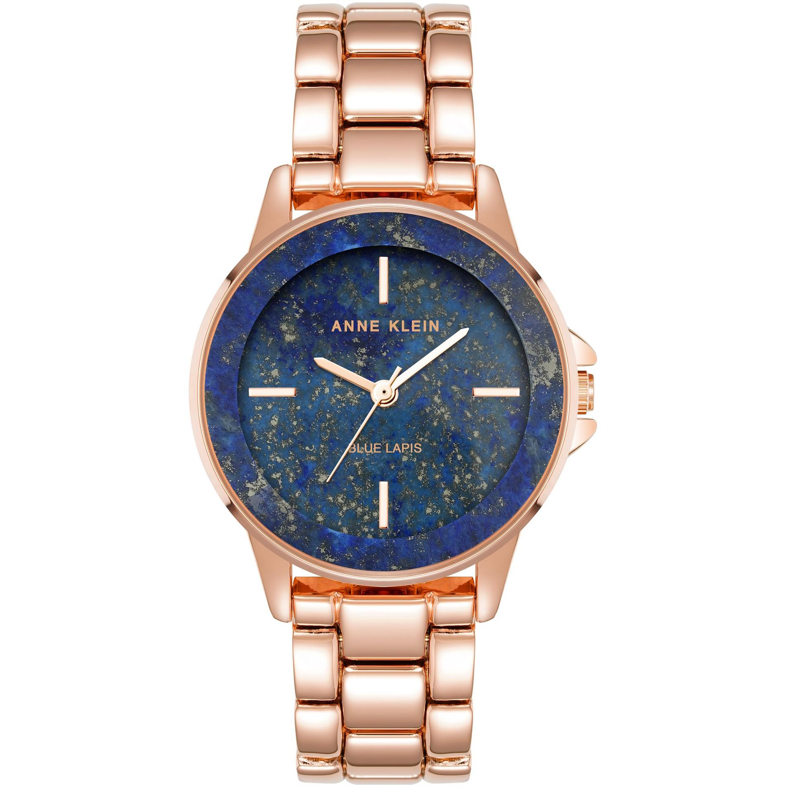 Anne Klein női kerek rózsaarany színű karóra AK/4132BLRG (AK/4132BLRG)