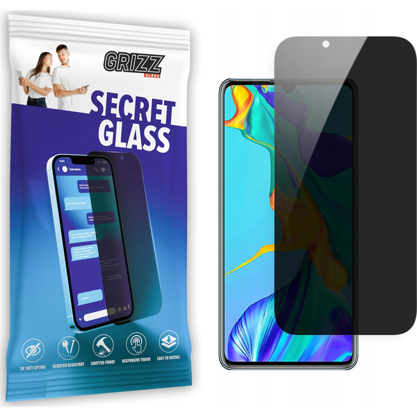 GrizzGlass Szkło prywatyzujące GrizzGlass SecretGlass do Huawei P30 Lite