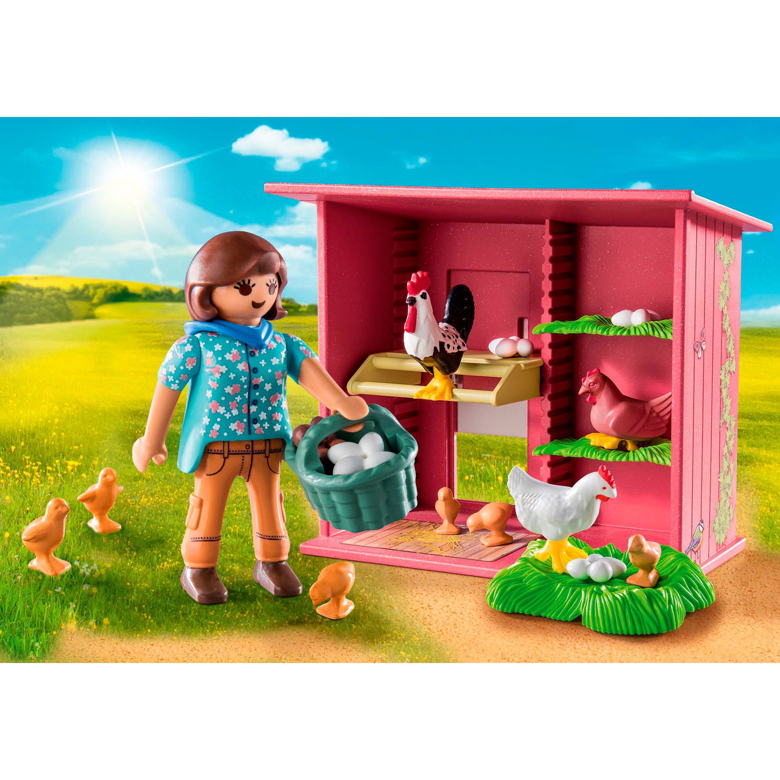 Playmobil Country Tyúk csibékkel (71308)