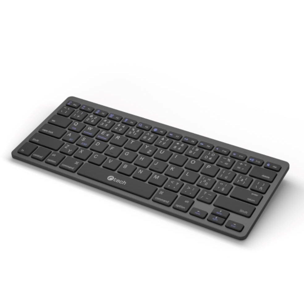 C-TECH KB-120S Dual mode Vezeték nélküli Cseh/Szlovák fekete (KB-120S)