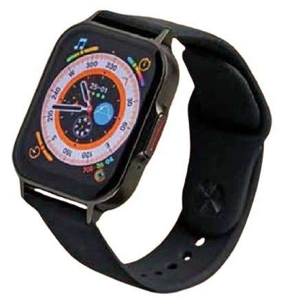 TelForceOne Forever SW-115 Lite négyzet alakú okosóra Space Gray/Khaki (GSM178714)