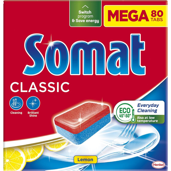 Somat Classic mosogatógép tabletta Lemon 80db (9000101809848)