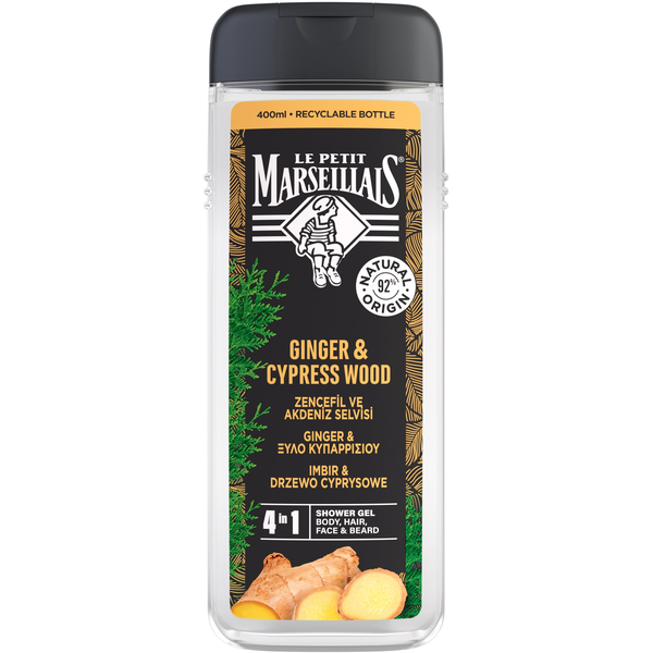 LE PETIT MARSEILLAIS 4in1 Gyömbér és Ciprusfa 400 ml