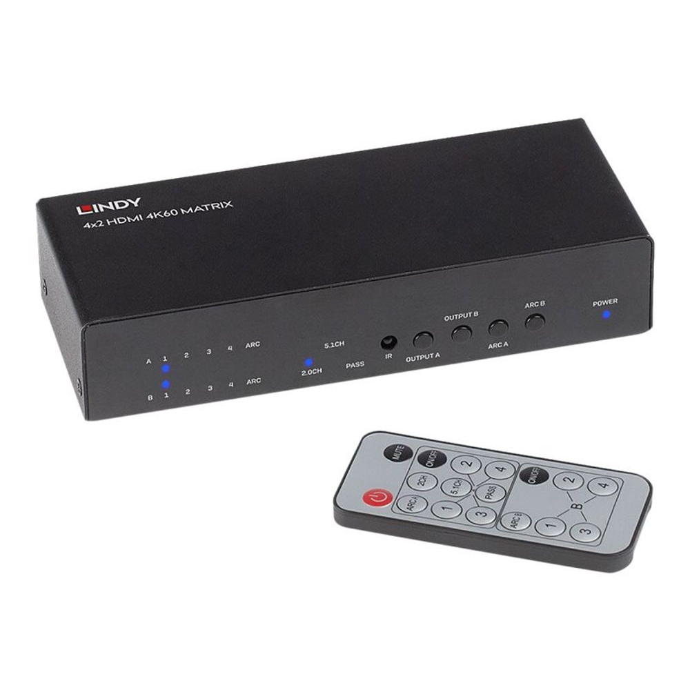 Lindy 38084 mátrixkapcsoló AV mátrixváltó (38084)