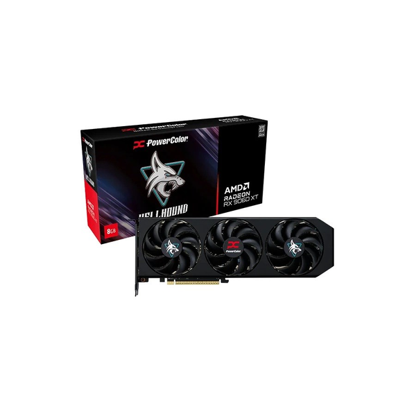 PowerColor Radeon RX 9060 XT 8GB GDDR6 Hellhound OC Videókártya