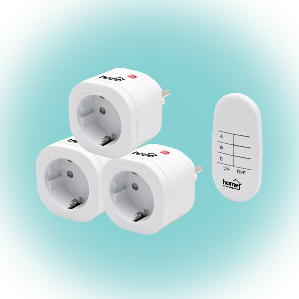 Somogyi Home TH 3013 3db távirányítható hálózati aljzat távirányítóval (TH 3013)