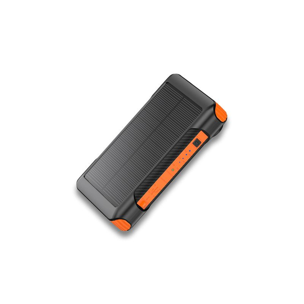 Alcor SD10000 Solar & Dynamo Power Bank beépített lámpával narancssárga