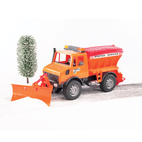 Bruder 02572B Mercedes-Benz Unimog hókotró autó - 48 cm