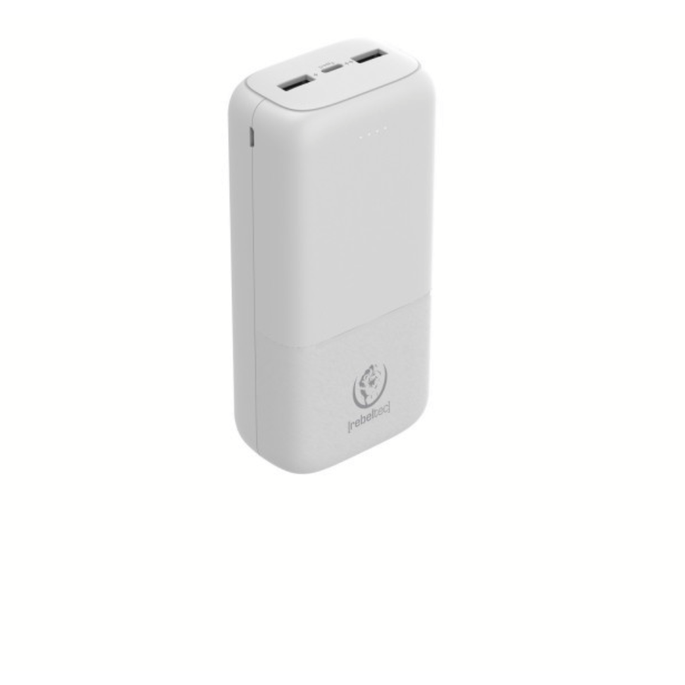 Powerbanka Rebeltec 30000 mAh bílá (RBLAKT00020)
