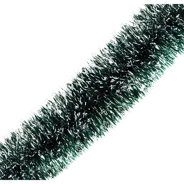 IRIS karácsonyi boa, havas, zöld 14cm x 2m (445176)