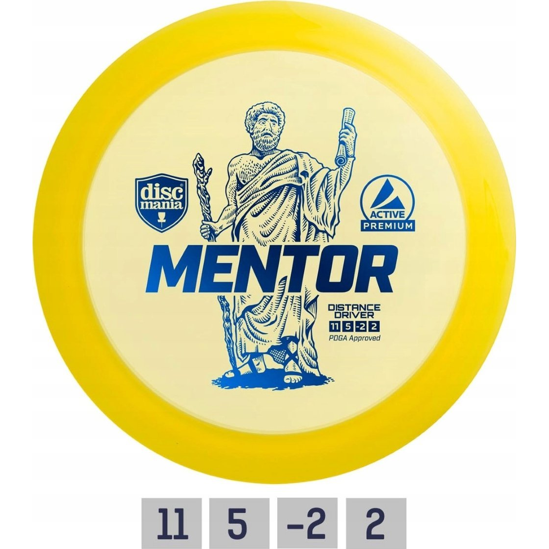 Discmania Active Premium Mentor Yellow (ST851DM957438)