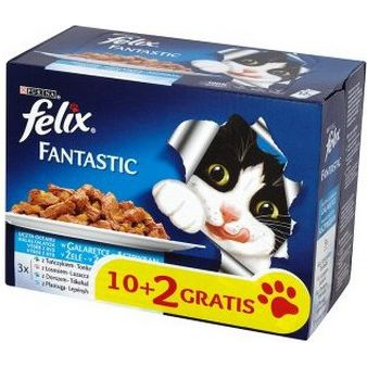 Macskaeledel, 12x85 g, FELIX 