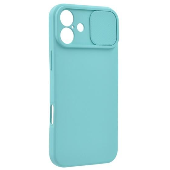 Gigapack Apple iPhone 16 5G kameravédős szilikon tok matt mentazöld (GP-163061) (GP-163061)