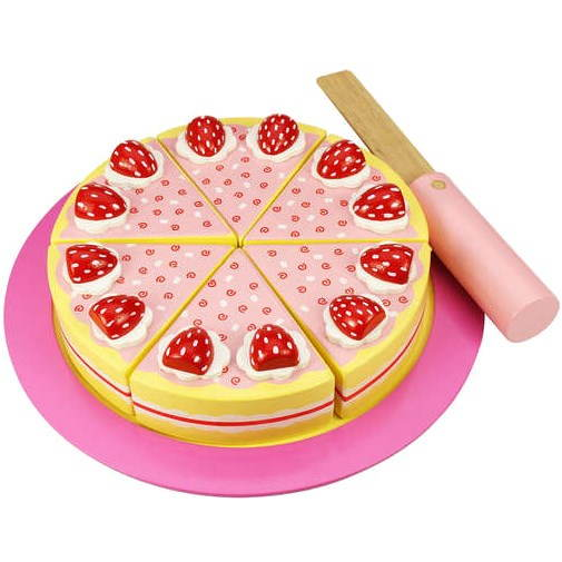 Fa szeletelhető epres torta (691621023747)