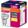 Osram Value PAR16 üveg ház/6,9W/575lm/3000K/GU10/230V/meleg fehér/60fok LED spot izzó