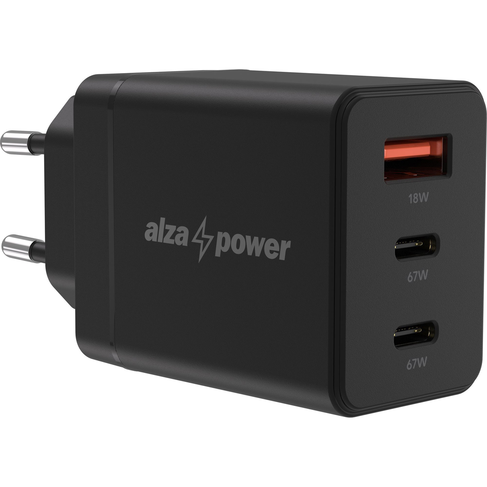 AlzaPower G610CCA Fast Charge 67W - fekete (APW-CCG610CCAB)