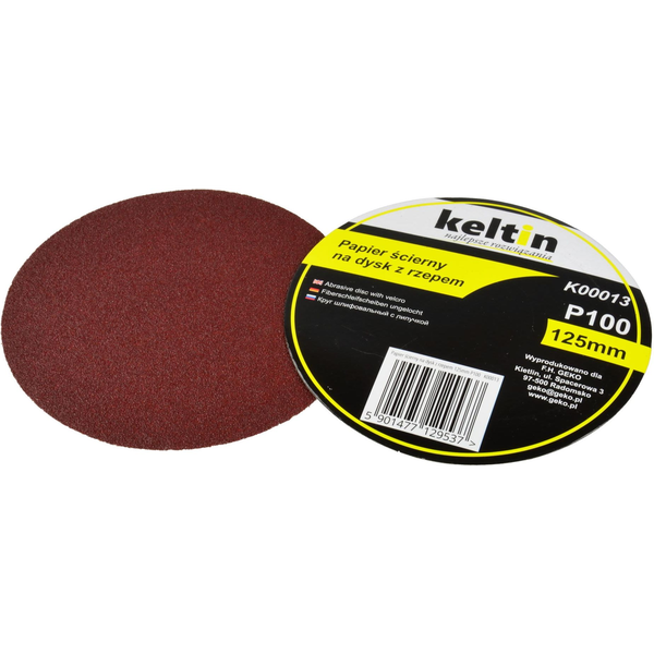  Geko papier ścierny na dysk z rzepem 125mm (K00013)
