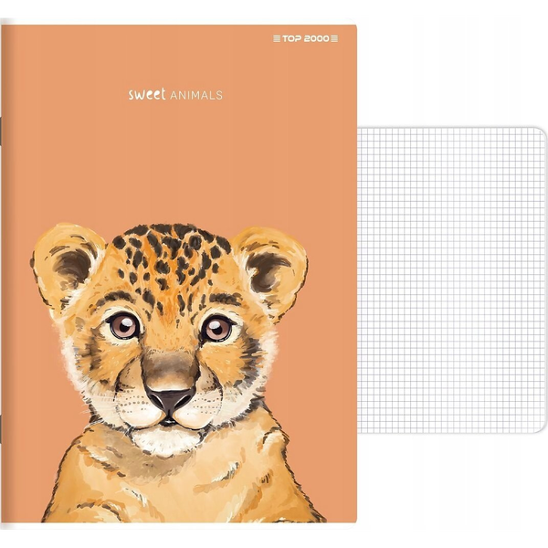  Top 2000 Zeszyt do słówek Top 2000 Sweet Animal A6/32k kratka