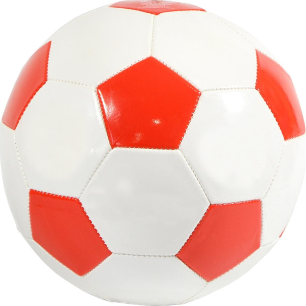Enero Focilabda Műbőr 22 cm Retro Piros-Fehér