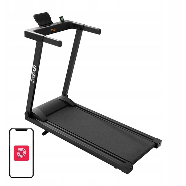 DEER A1 Pro Move+ összecsukható elektromos futópad fekete AS03-B