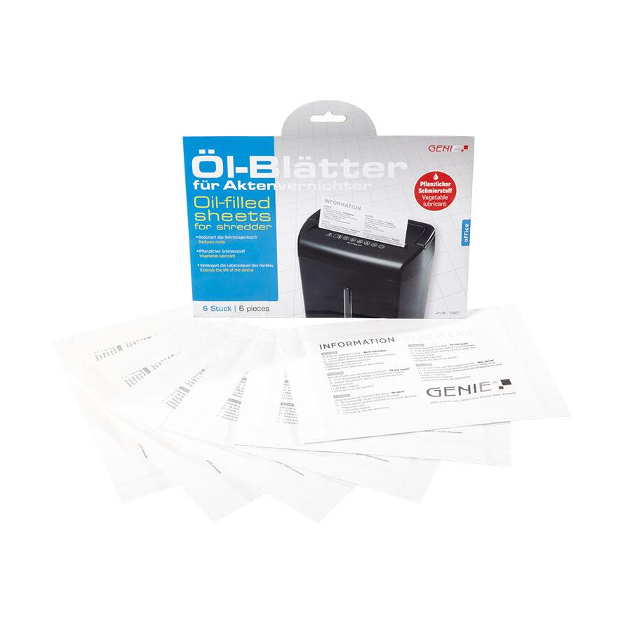 GENIE olajozó lapok, 6 darab (12627)