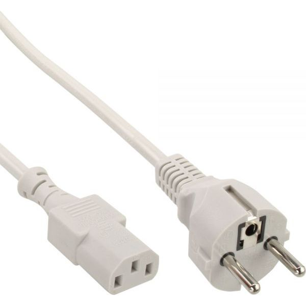 InLine 4043718111305 cavo di alimentazione Grigio 1,5 m Spina di alimentazione di tipo F IEC C13