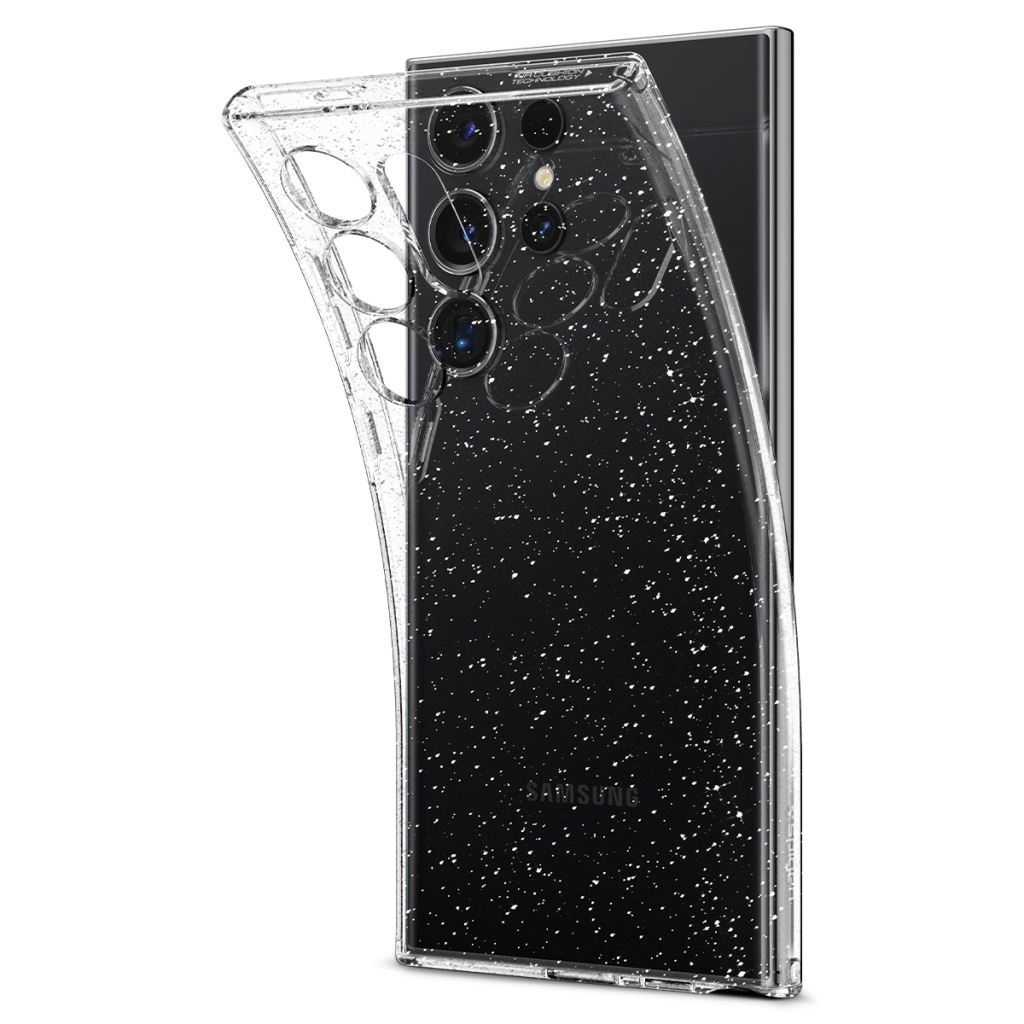 Spigen Liquid Crystal Glitter Samsung Galaxy S24 Ultra tok átlátszó-csillámos (ACS07285) (ACS07285)