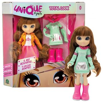 GPRECIOZI Unique Eyes: Bűvös szemű baba kétféle ruhával - Sophie (MYM01000) (MYM01000)