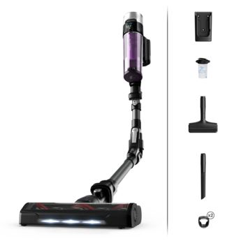Rowenta RH2038 Tyčový vysávač 2 v 1 Batérie Suchý Bezvreckové 0,4 L 250 W Čierna, Purpurová (RH2038WO)