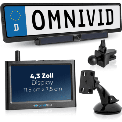 OmniVID Solar4 Kabelloses Solar-Rückfahrvideosystem