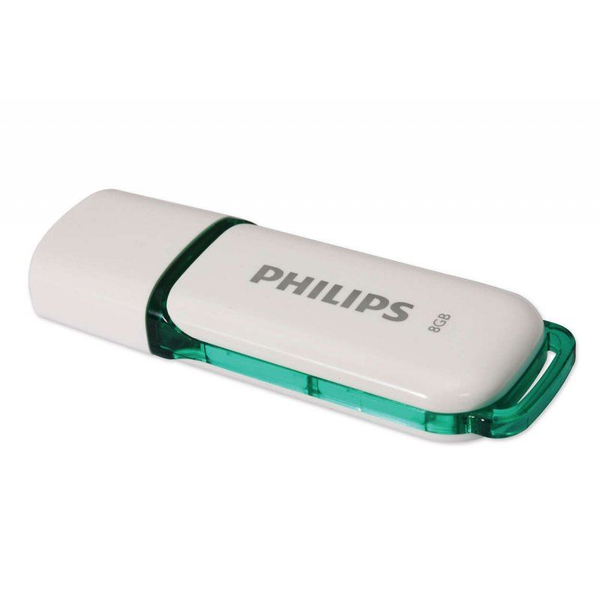Philips FM08FD70B unità flash USB 8 GB USB tipo A 2.0 Turchese, Bianco