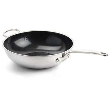 Patelnia Greenpan GreenPan Premiere  Wok 30 cm Stainless Steel