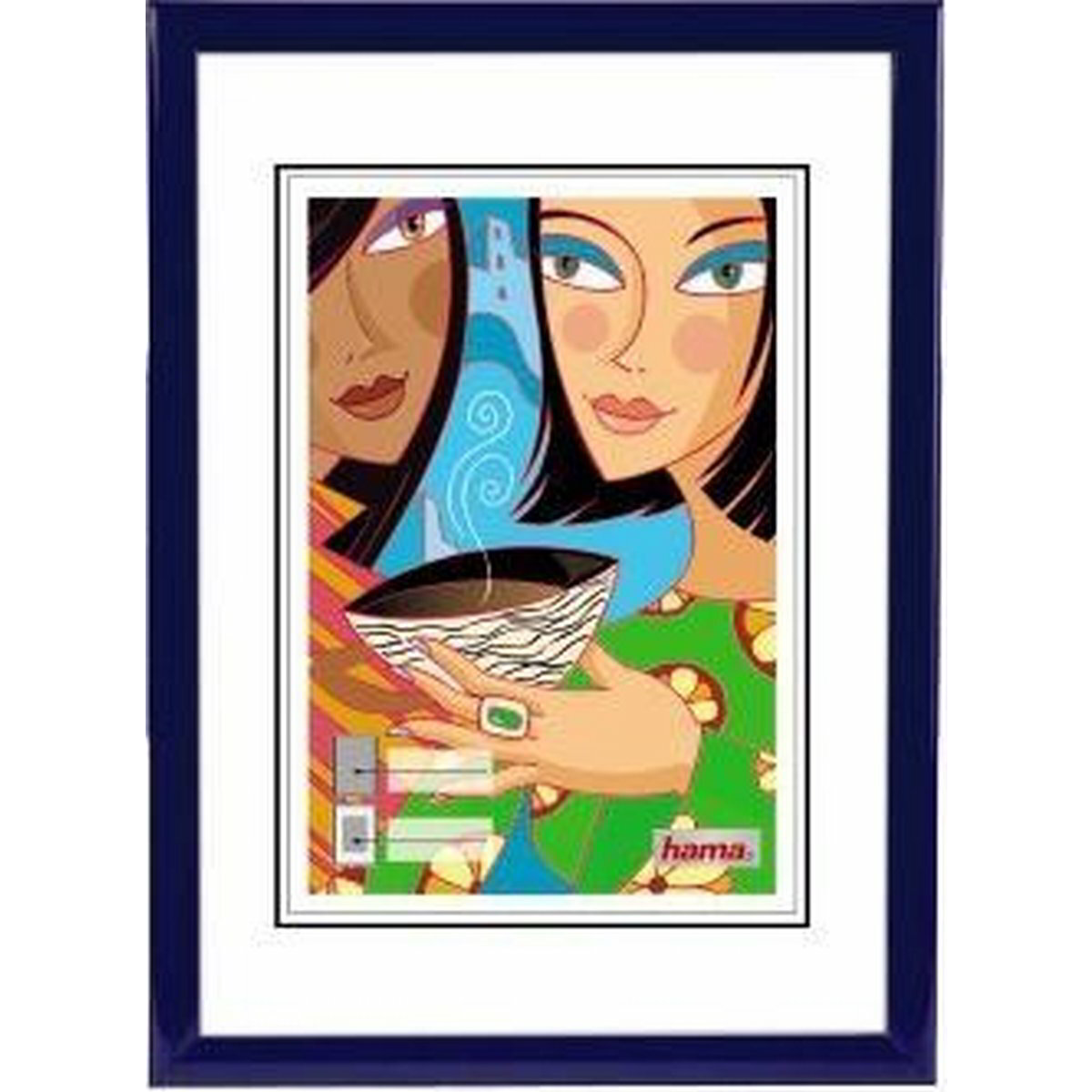 Hama 66483 Madrid 31,5x41,5 Képkeret - Kék (66483)