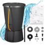 Curver Indigo Water Butt Műanyag Esővíz Tároló - 220 L, Tömlővel, Grafit