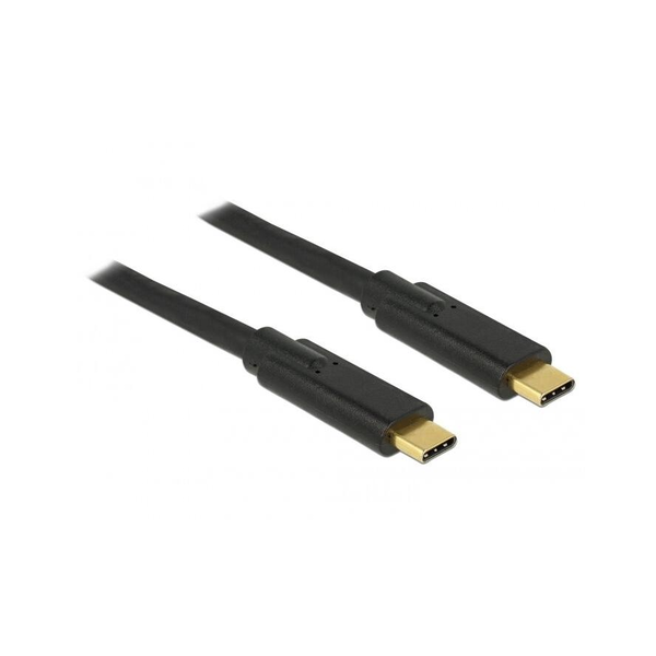 DeLock USB 3.1 Gen 1 (5 Gbps) cable Type-C to Type-C 2m 5A E-Marker